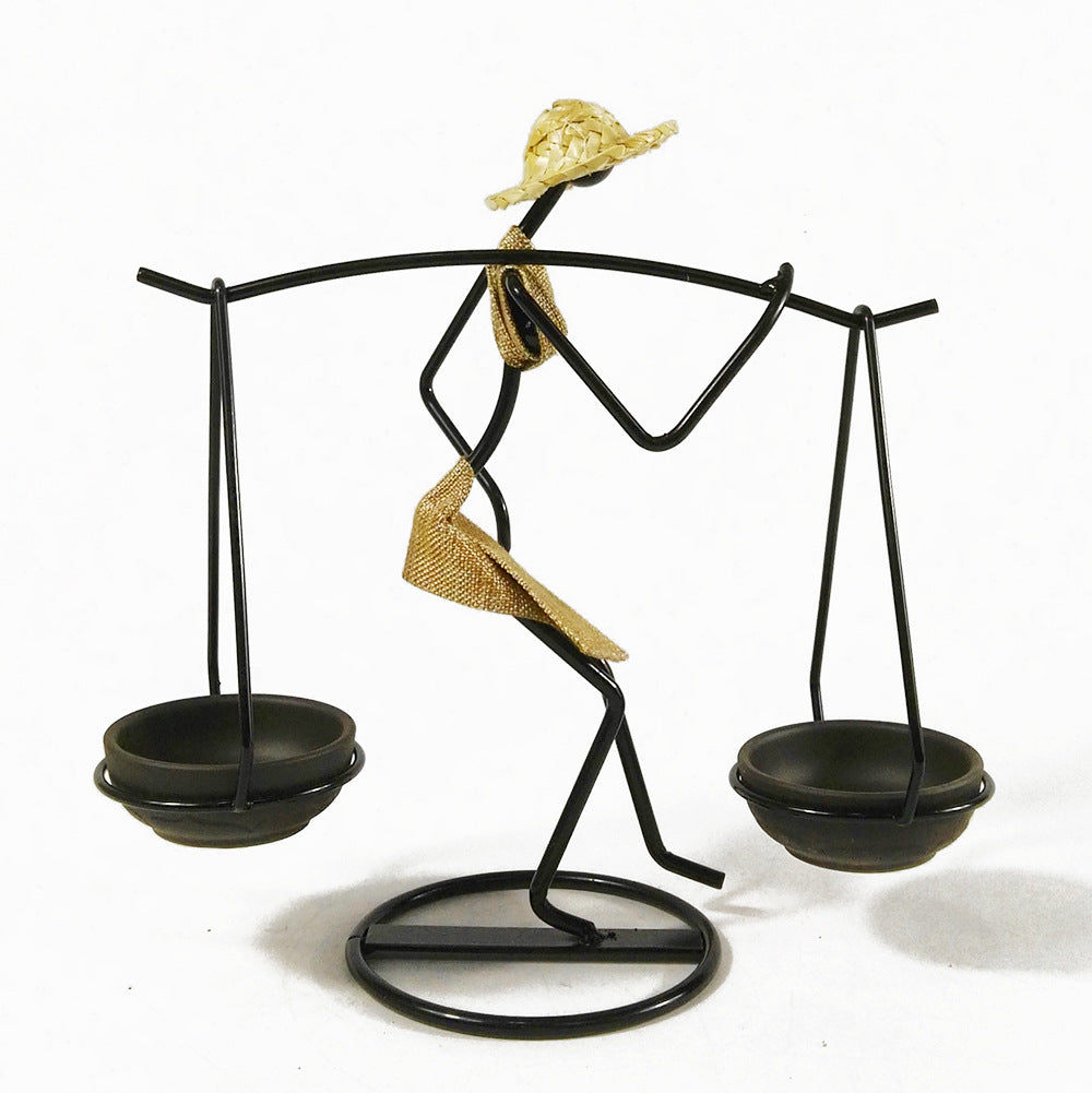 Artisan Ethnic Candle Holder