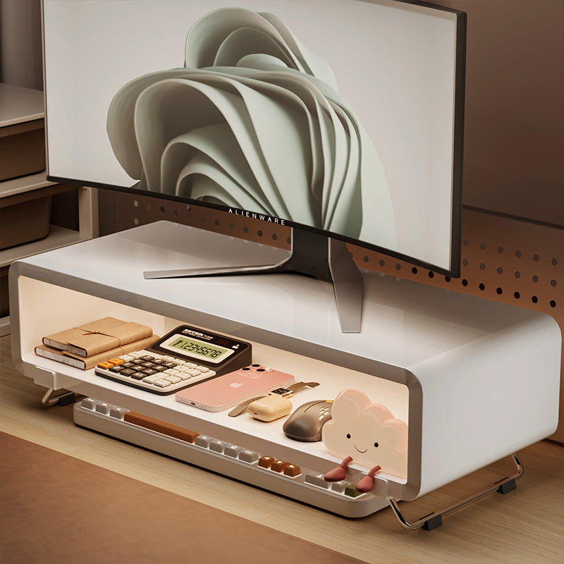 Minimalist Monitor Stand & Desk Organizer