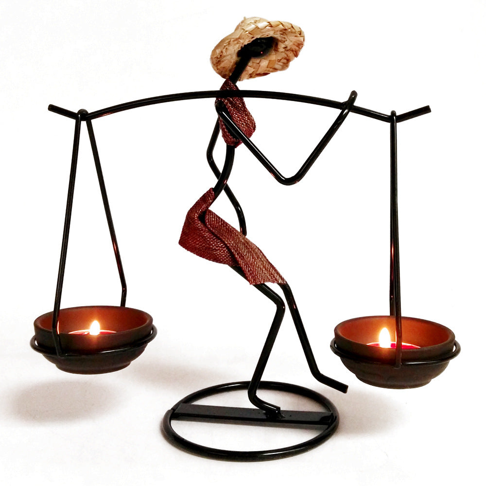 Artisan Ethnic Candle Holder