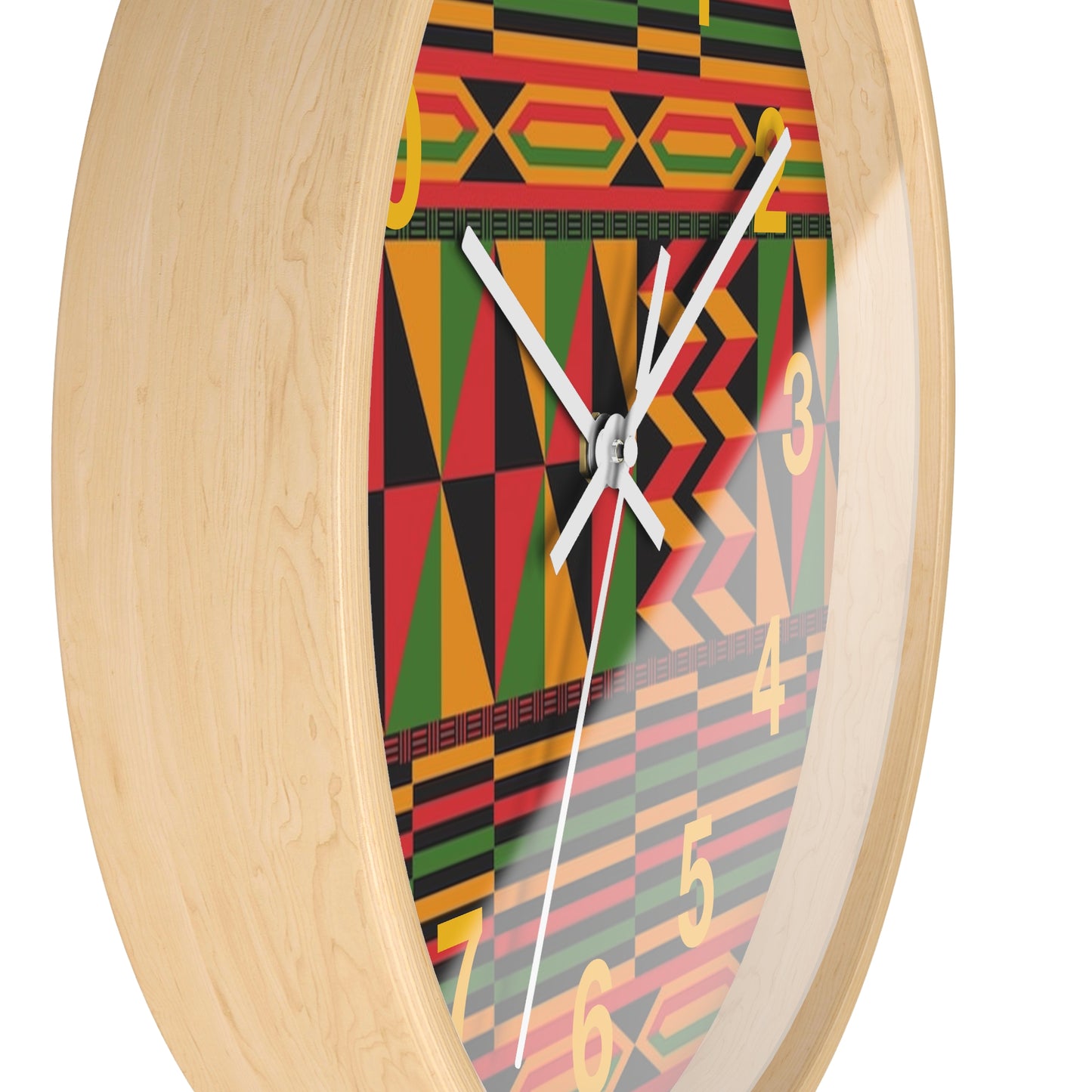 African print Wall Clock
