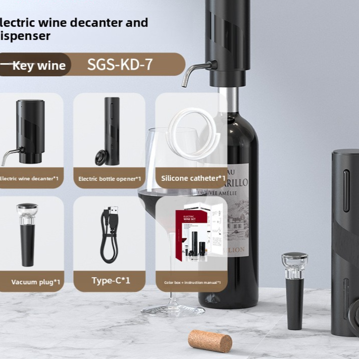 Electric Wine Opener Set