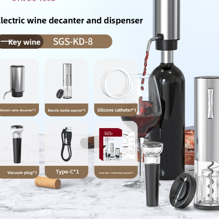 Electric Wine Opener Set