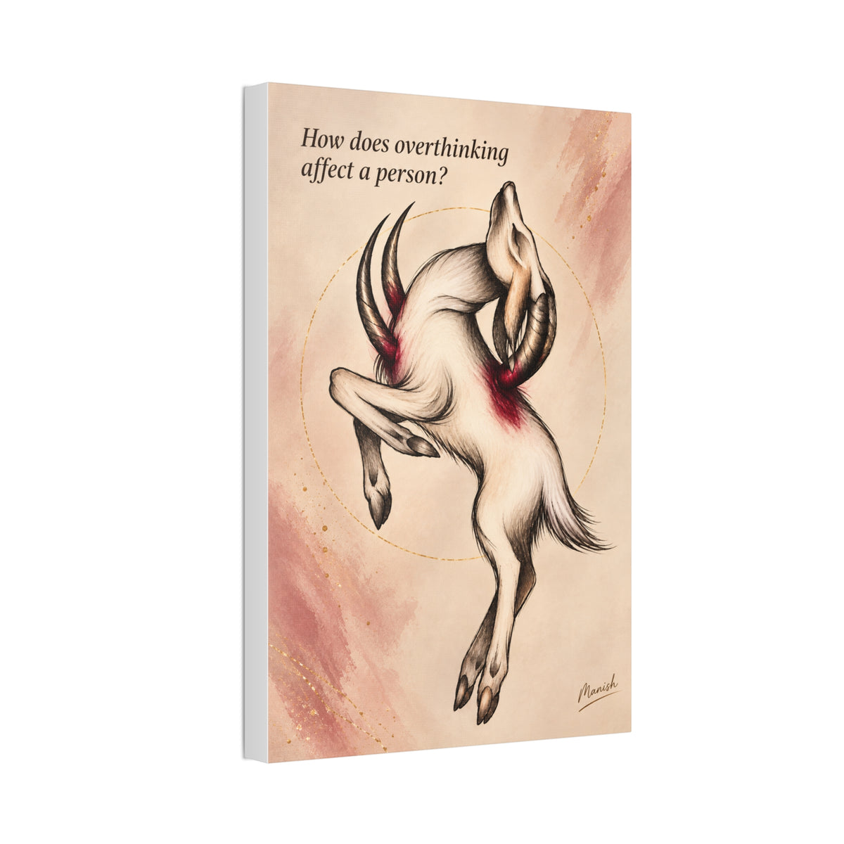Overthinking Stretched Canvas Art