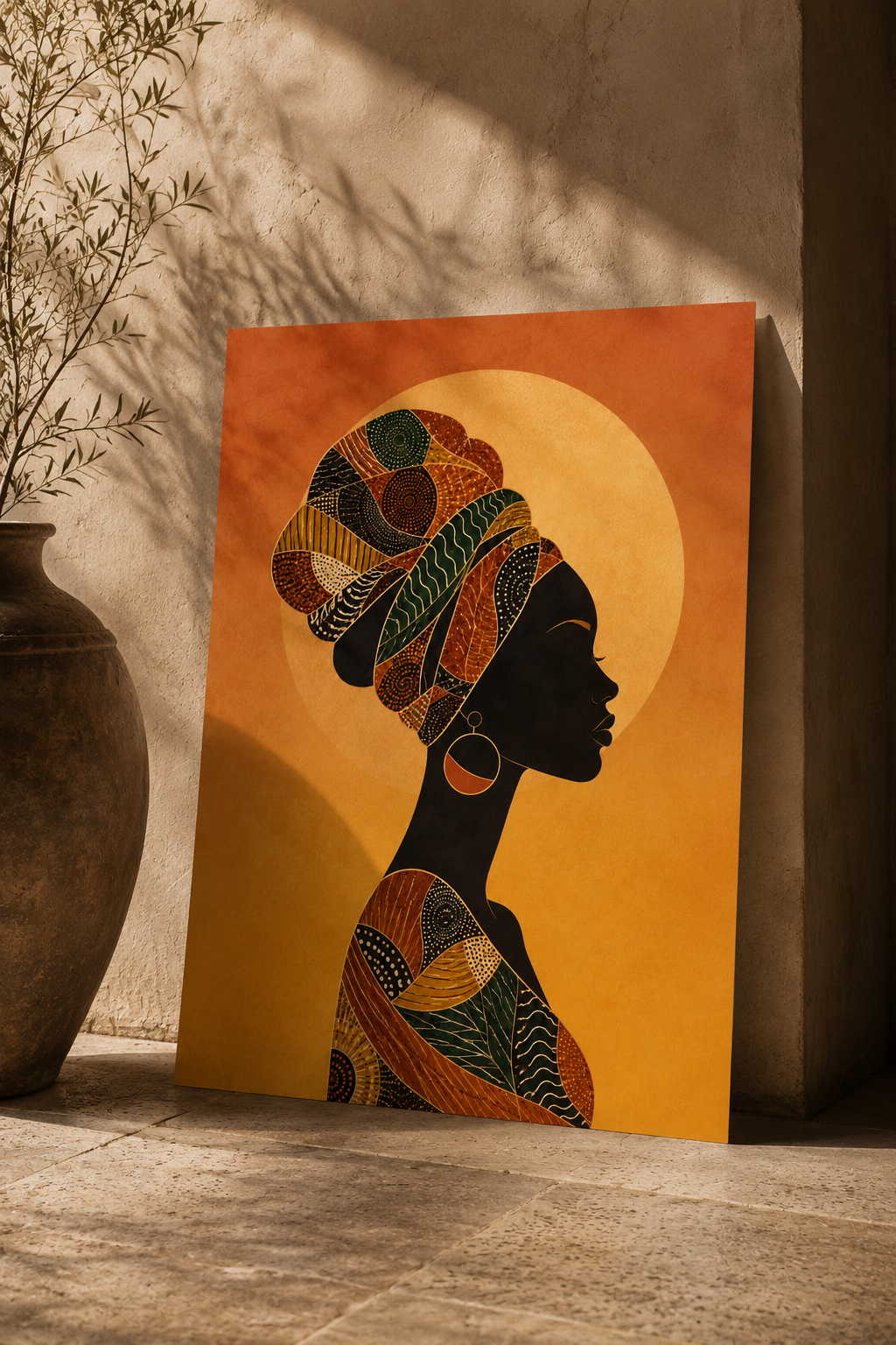 African Woman Printable Wall Art